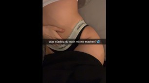 Girl wants to Fuck Stepbrother on Snapchat German