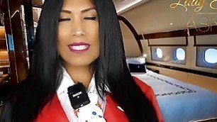 ASMR Sensual Horny Private Flight Attendant