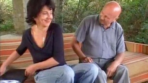 Grandma Outdoor Anal Fucking