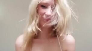 Gorgeous blond fuck and facial