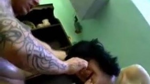 tattoo couple has sex