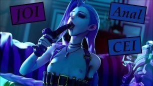 Audio JOI con Jinx&period; Esta loca quiere hacerte anal y CEI&period;