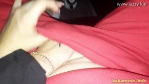 Sexy Wife Paid Taxi With Blowjob