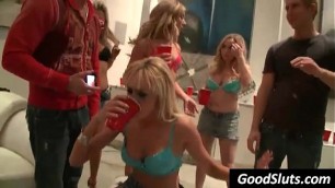 blonde coeds ready to party and fuck