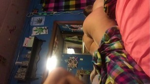 p&period; white girl gets woke up by the dick Starring dicknastytheillest and sarathick